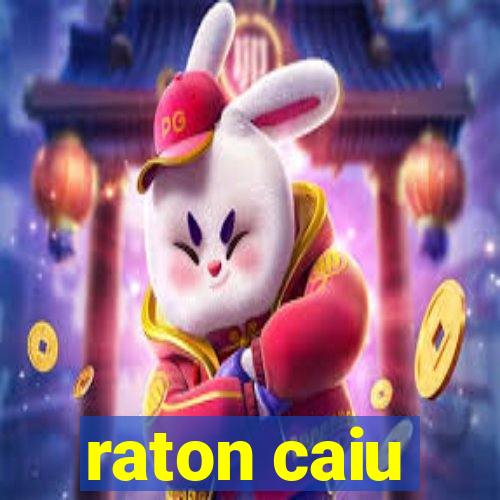 raton caiu